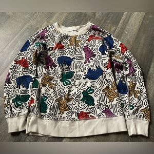 Hanna Andersson Forest Radicals Reissue Sweatshirt 130